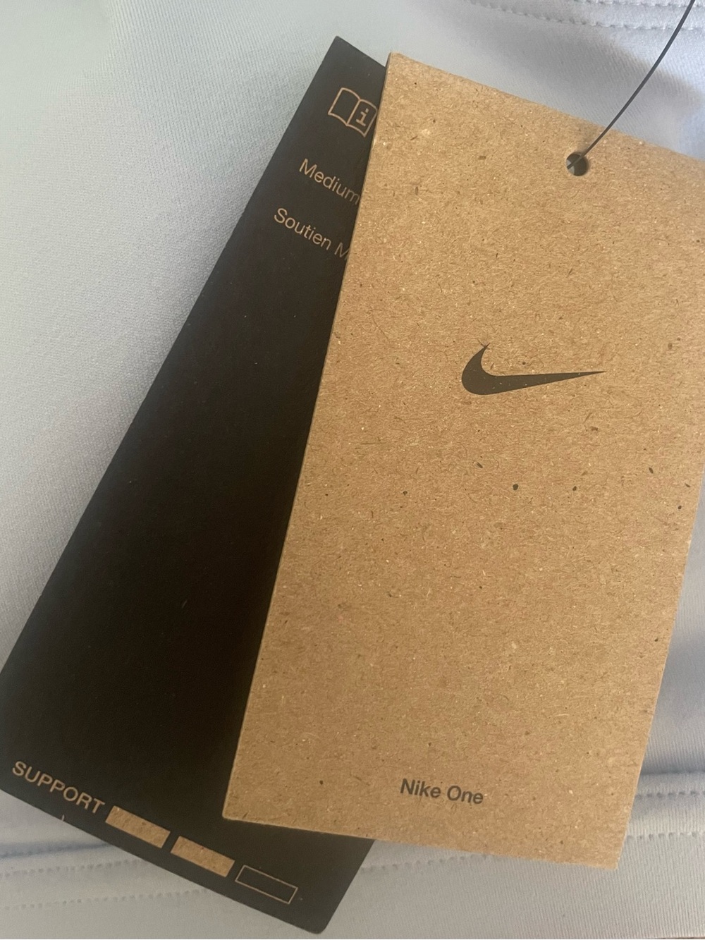 Nike One Dri-FIT Capsule
Asymmetric Cutout Sports Bra in Hydrogen/White - Picture 4 of 6
